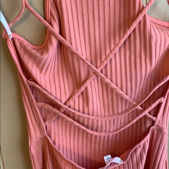 Ribbed backless dress/ body hugging - Picture 5 of 8
